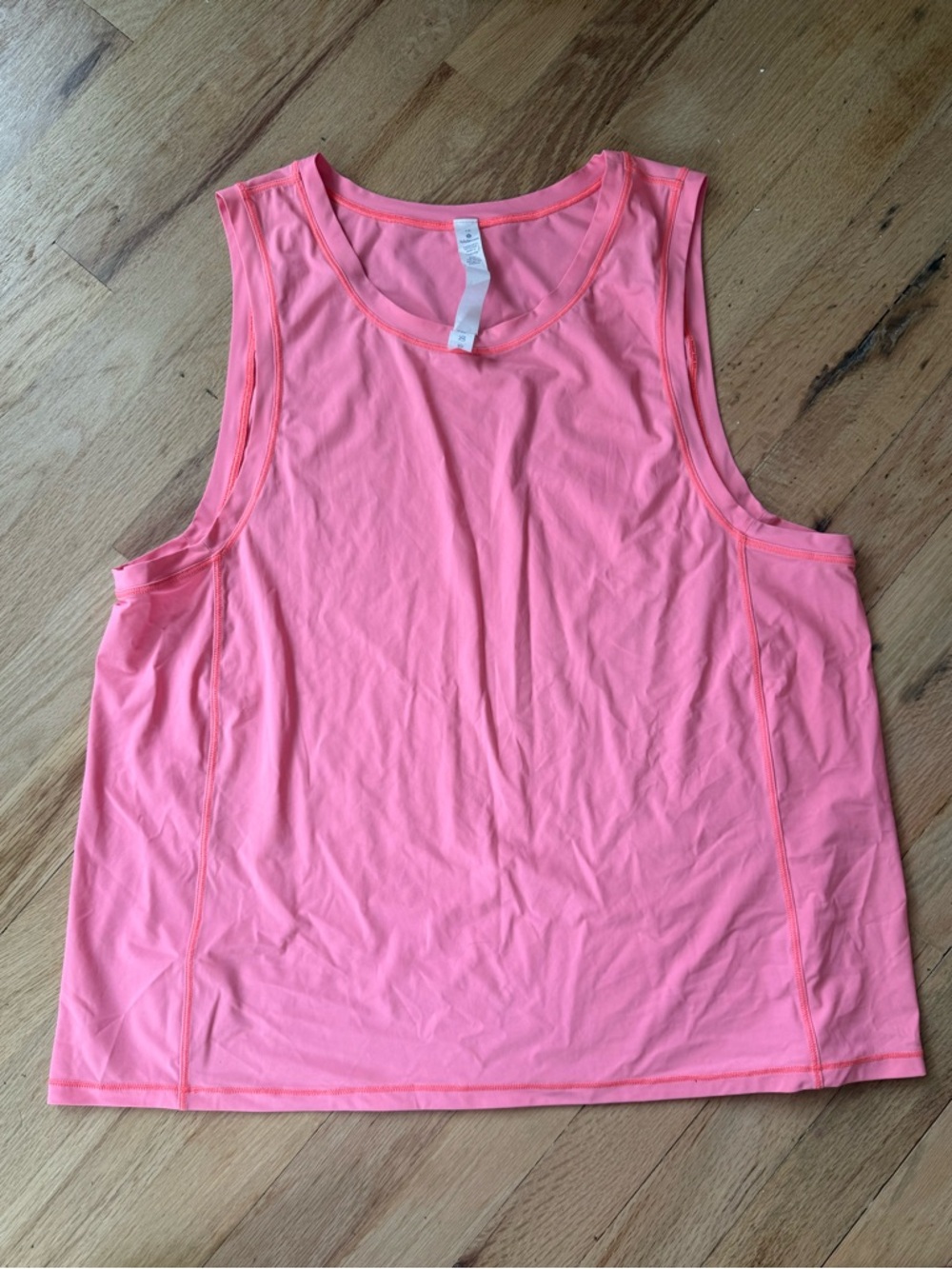 lululemon athletica Neon Pink Athletic Tank Top